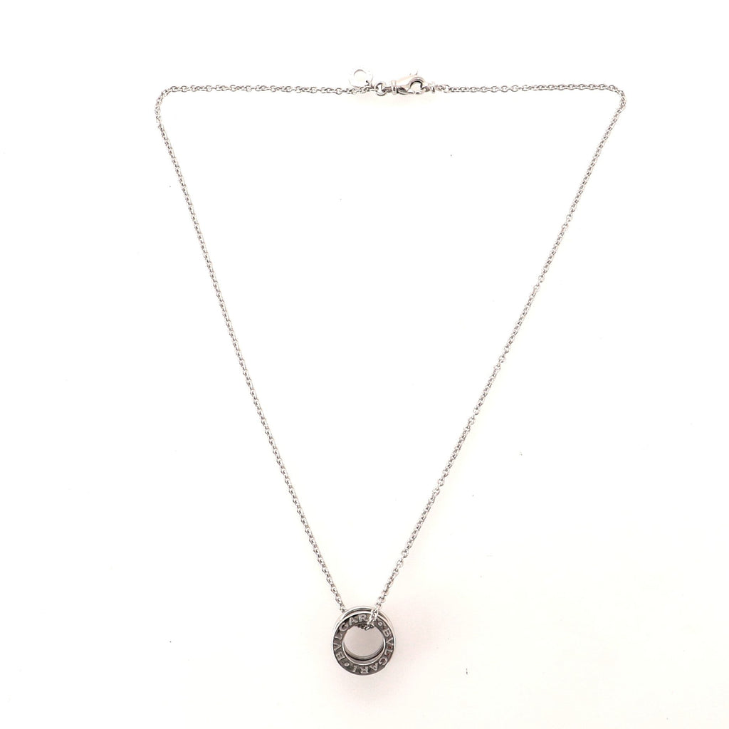 B.Zero1 Pendant Necklace 18K White Gold