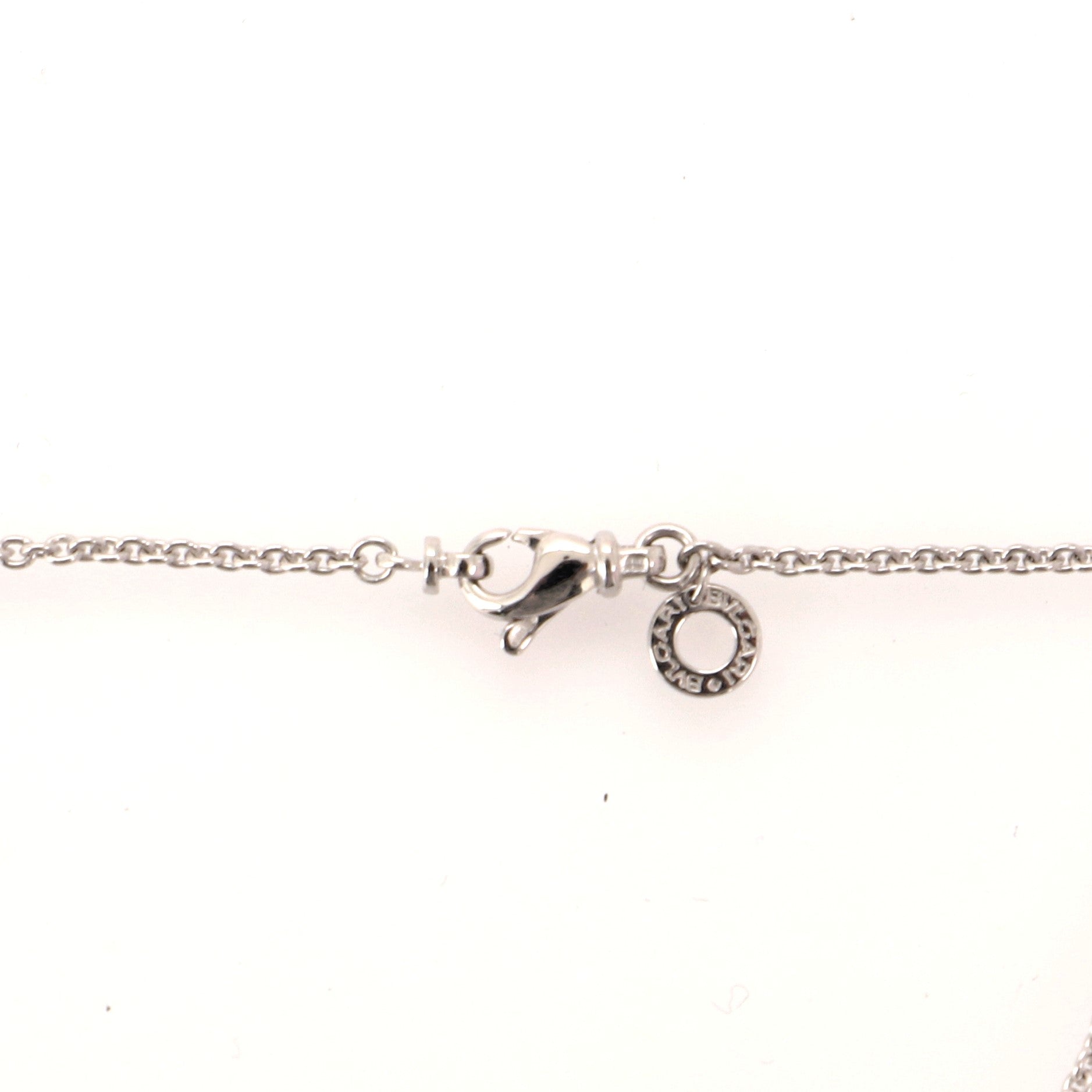 B.Zero1 Pendant Necklace 18K White Gold