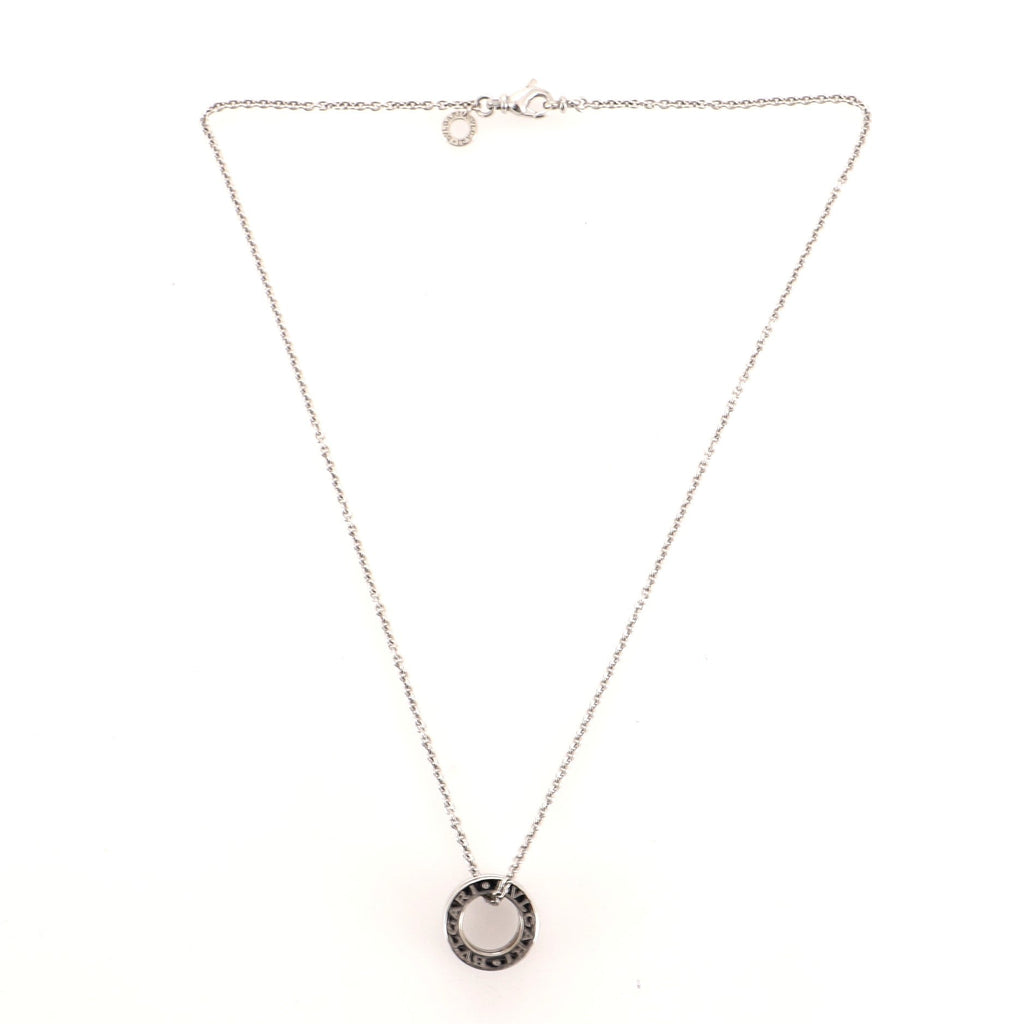 B.Zero1 Pendant Necklace 18K White Gold