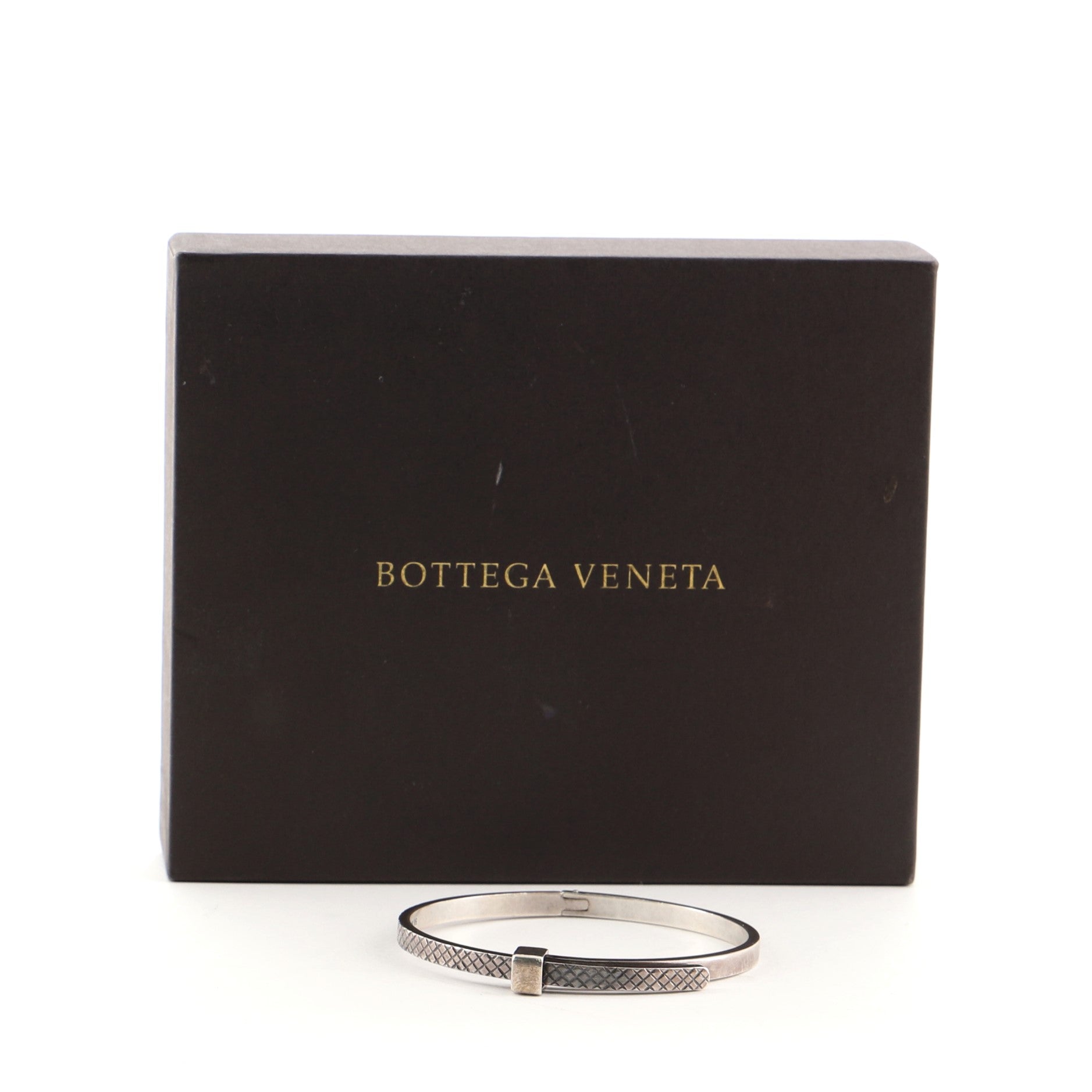 Intrecciato Bangle Bracelet Sterling Silver