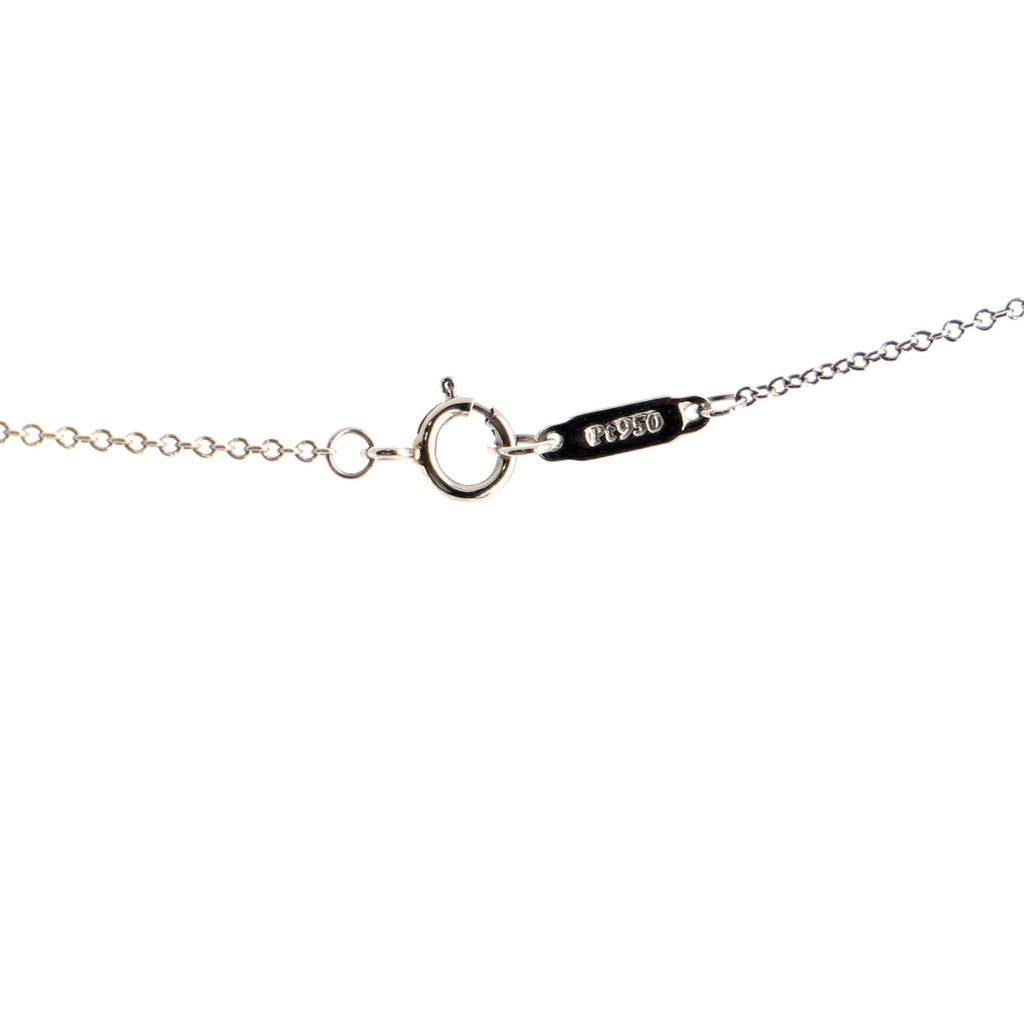 Cross Pendant Necklace Platinum and Diamonds Small