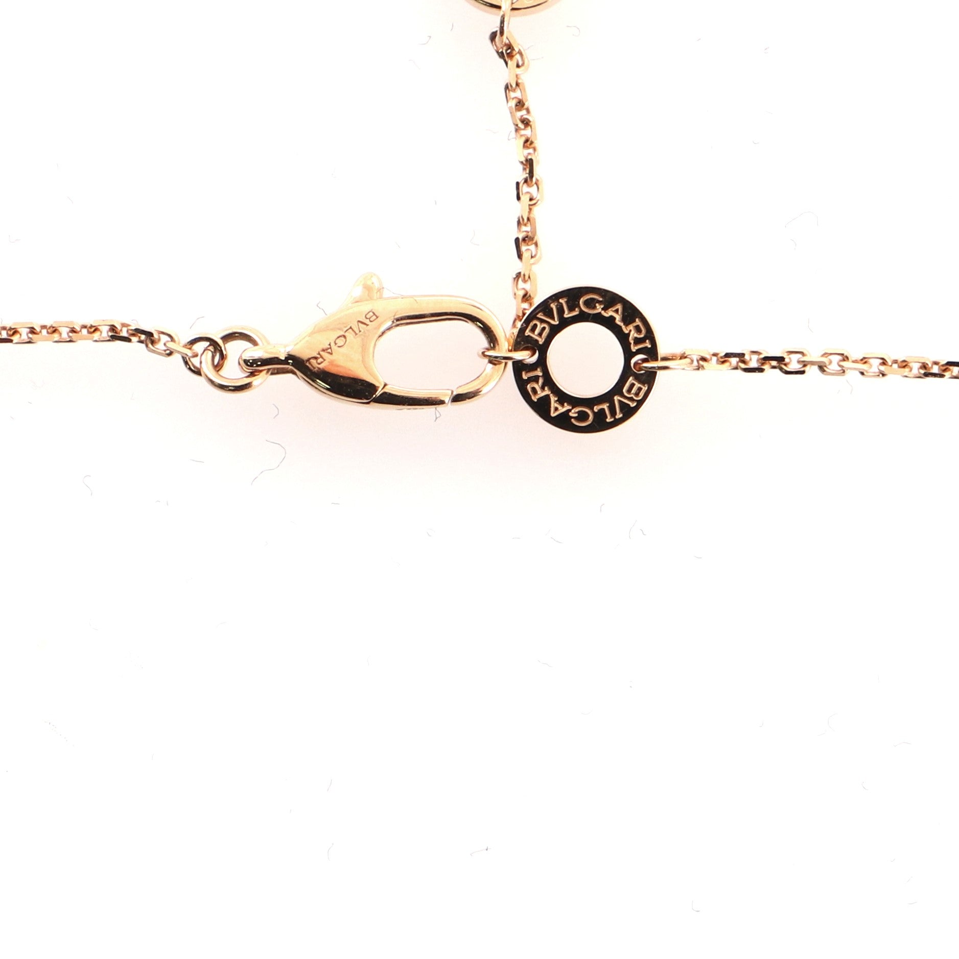 Diva's Dream Pendant Necklace 18K Rose Gold with Pink Sapphires and Diamond