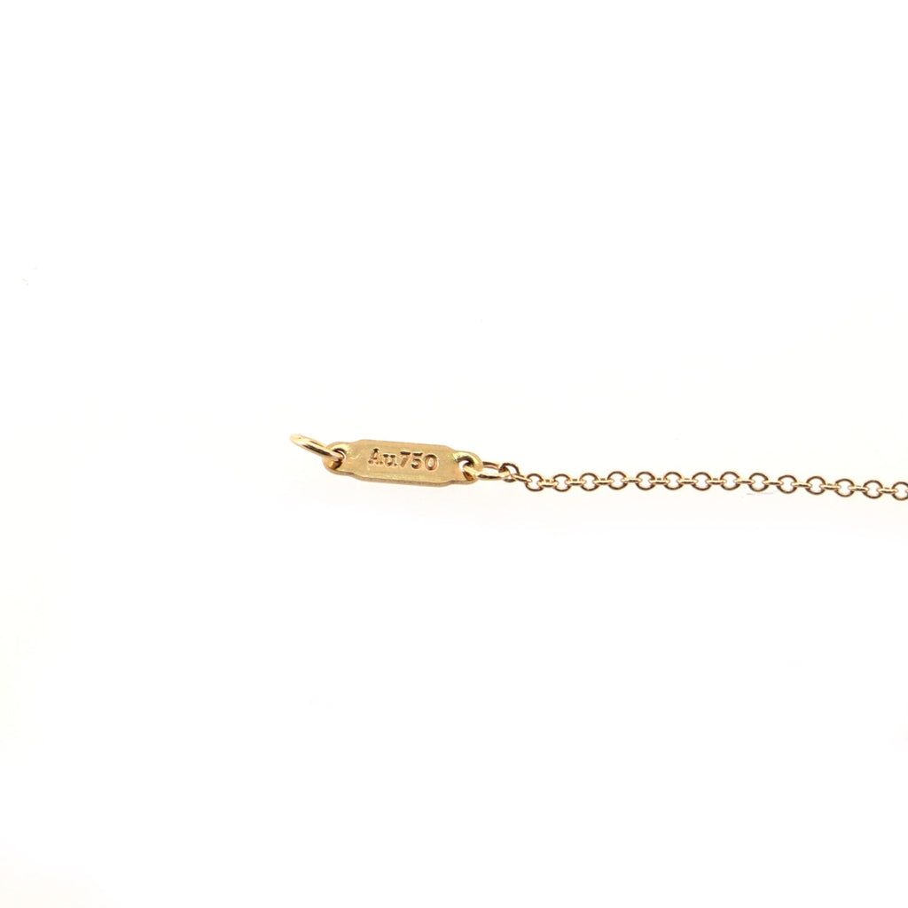 Solitaire Pendant Necklace 18K Rose Gold with Diamond .17CT