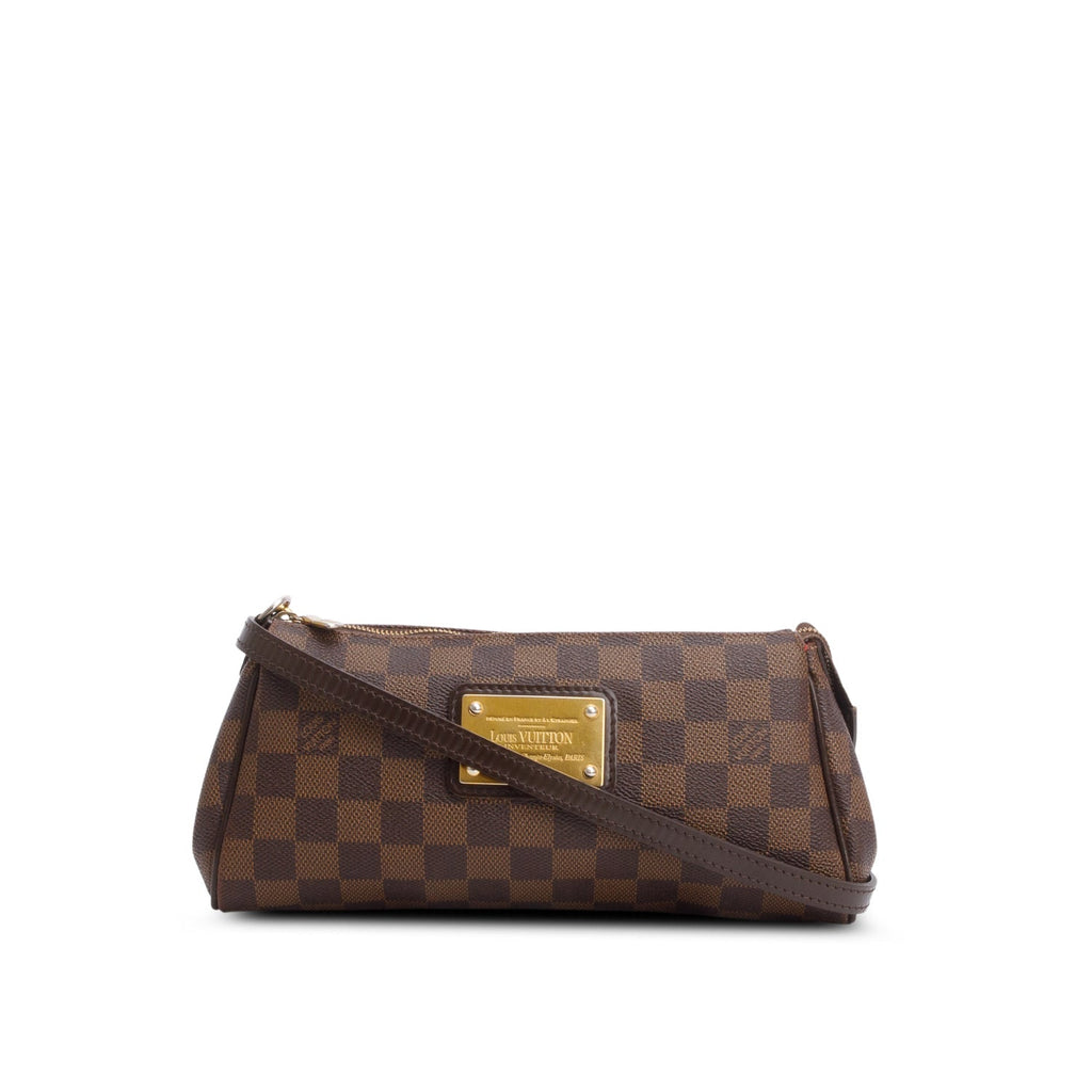 Louis Vuitton Damier Ebene Eva Clutch w/ Straps