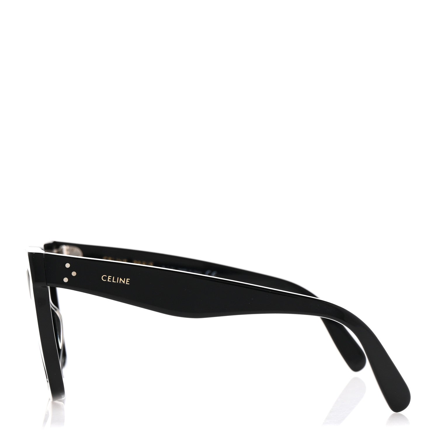 Acetate Polarized Oversized Sunglasses CL4055IN Black