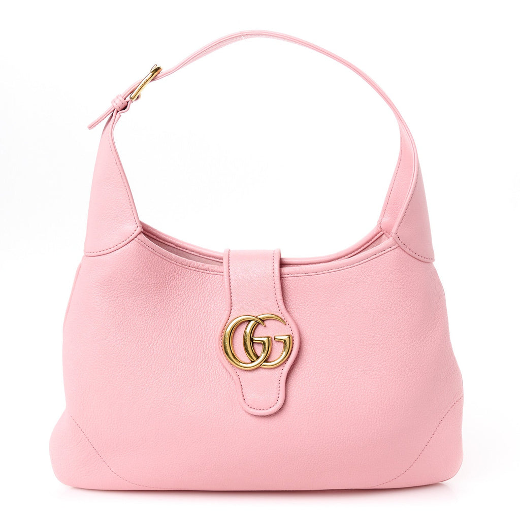 Goatskin Medium Aphrodite Shoulder Bag Wild Rose
