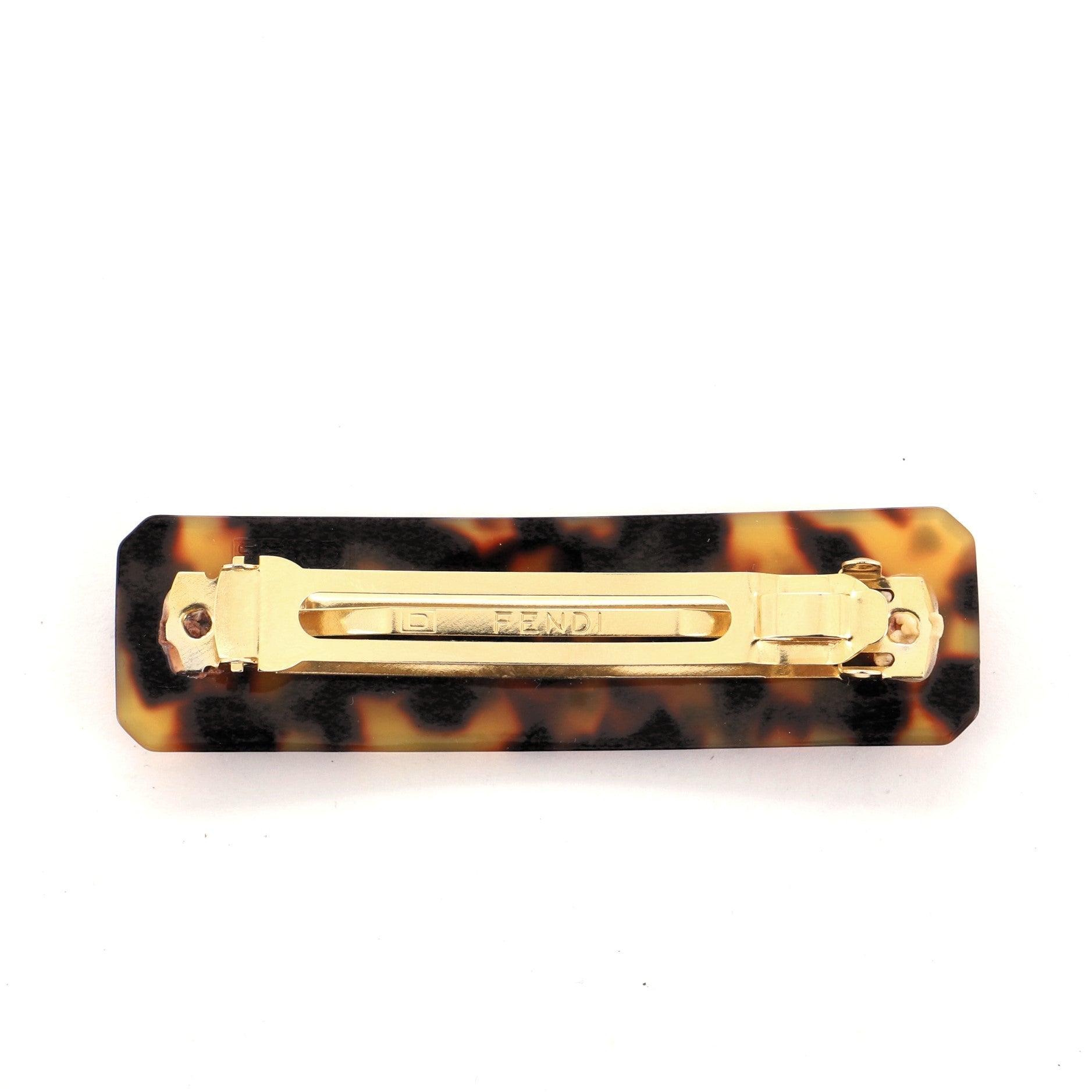 FF Hair Barrette Tortoise Acrylic XS
