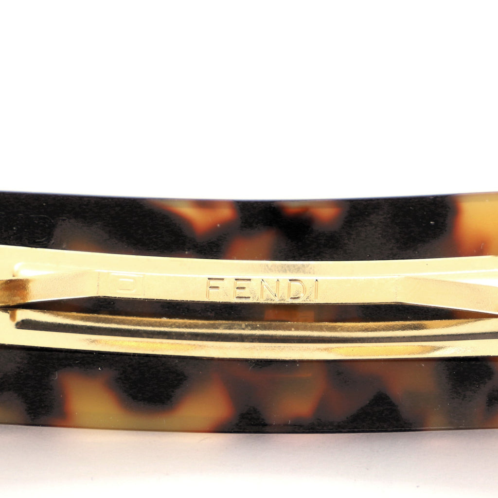 FF Hair Barrette Tortoise Acrylic XS