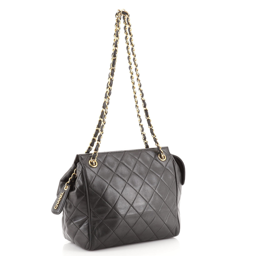 Vintage Chain Tote Quilted Lambskin Mini