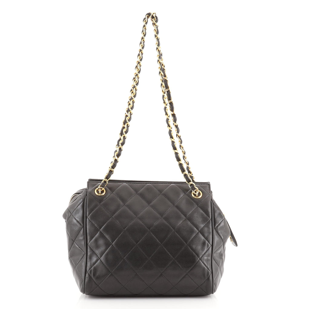 Vintage Chain Tote Quilted Lambskin Mini
