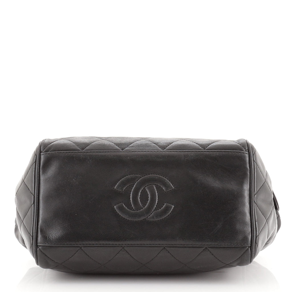 Vintage Chain Tote Quilted Lambskin Mini