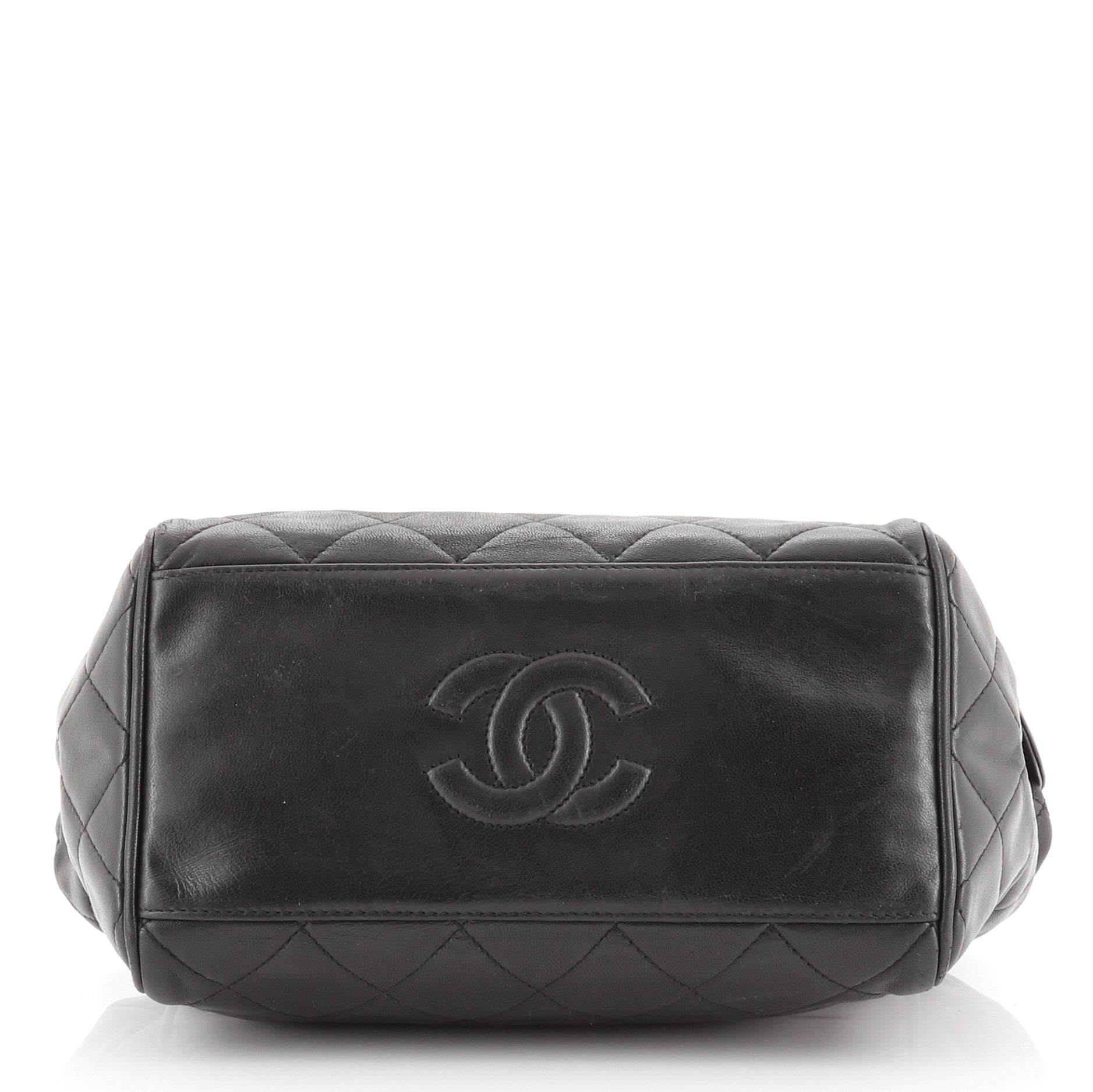 Vintage Chain Tote Quilted Lambskin Mini