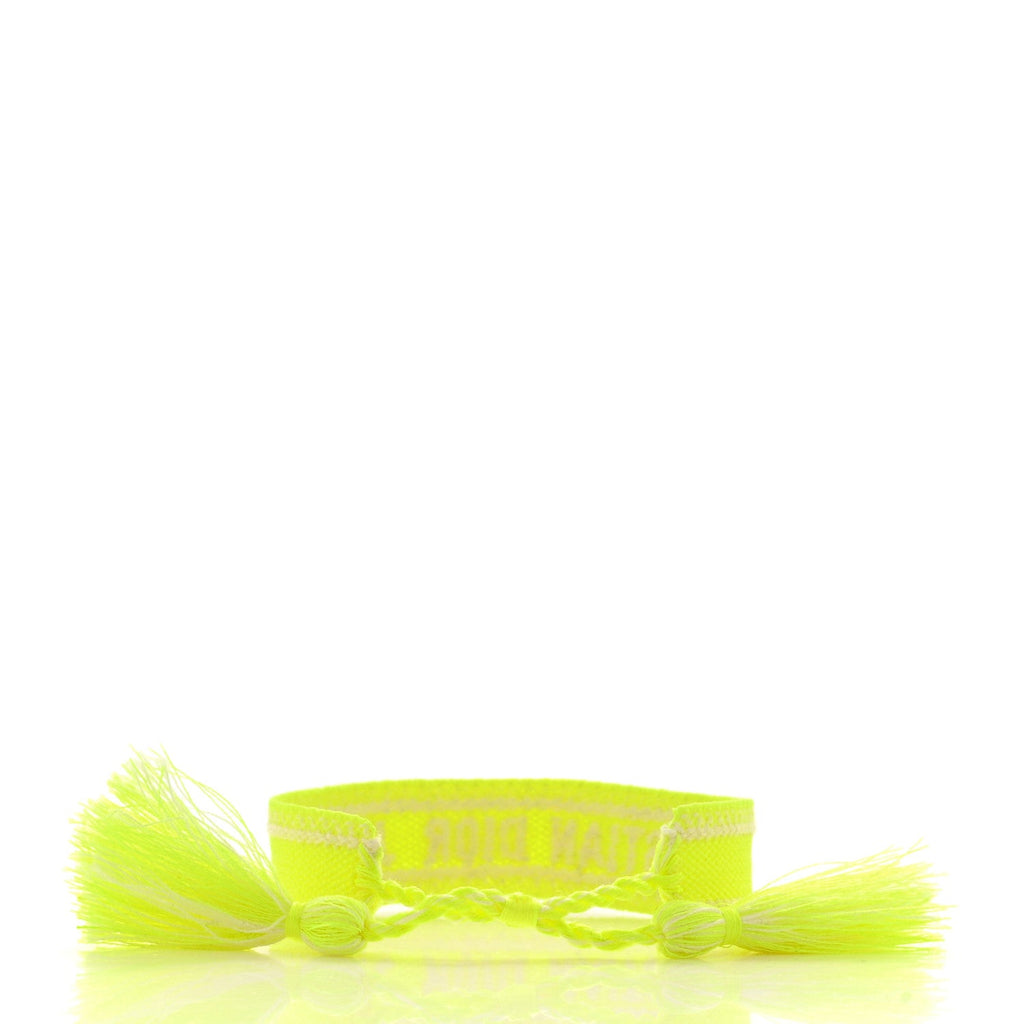 Woven Cotton Saint Tropez Friendship Bracelet Yellow