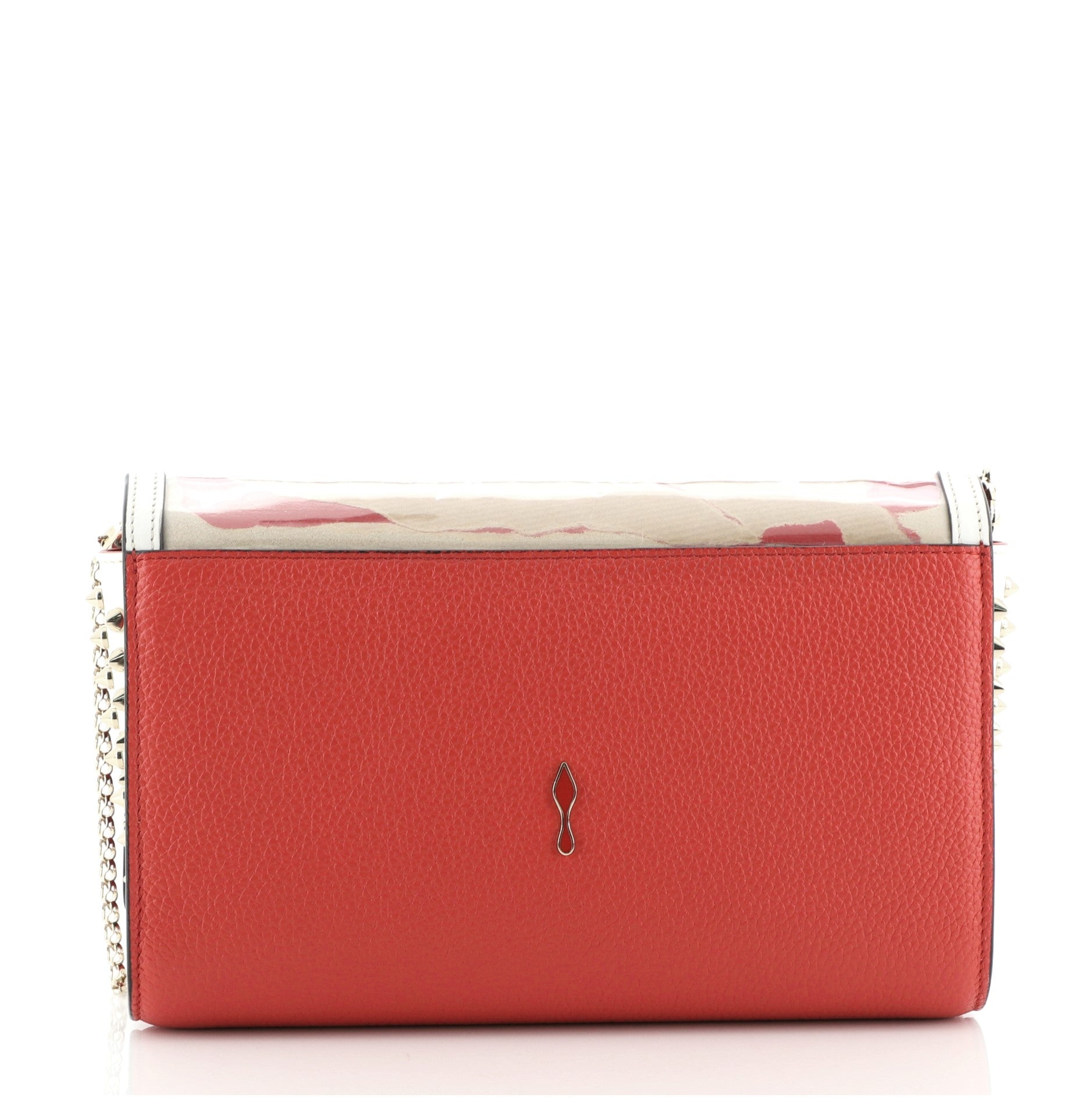 Paloma Clutch Printed PVC and Leather