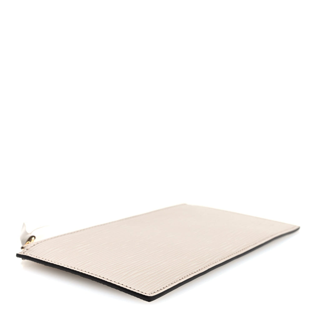 Epi Felicie Chain Wallet Zippered Insert Galet