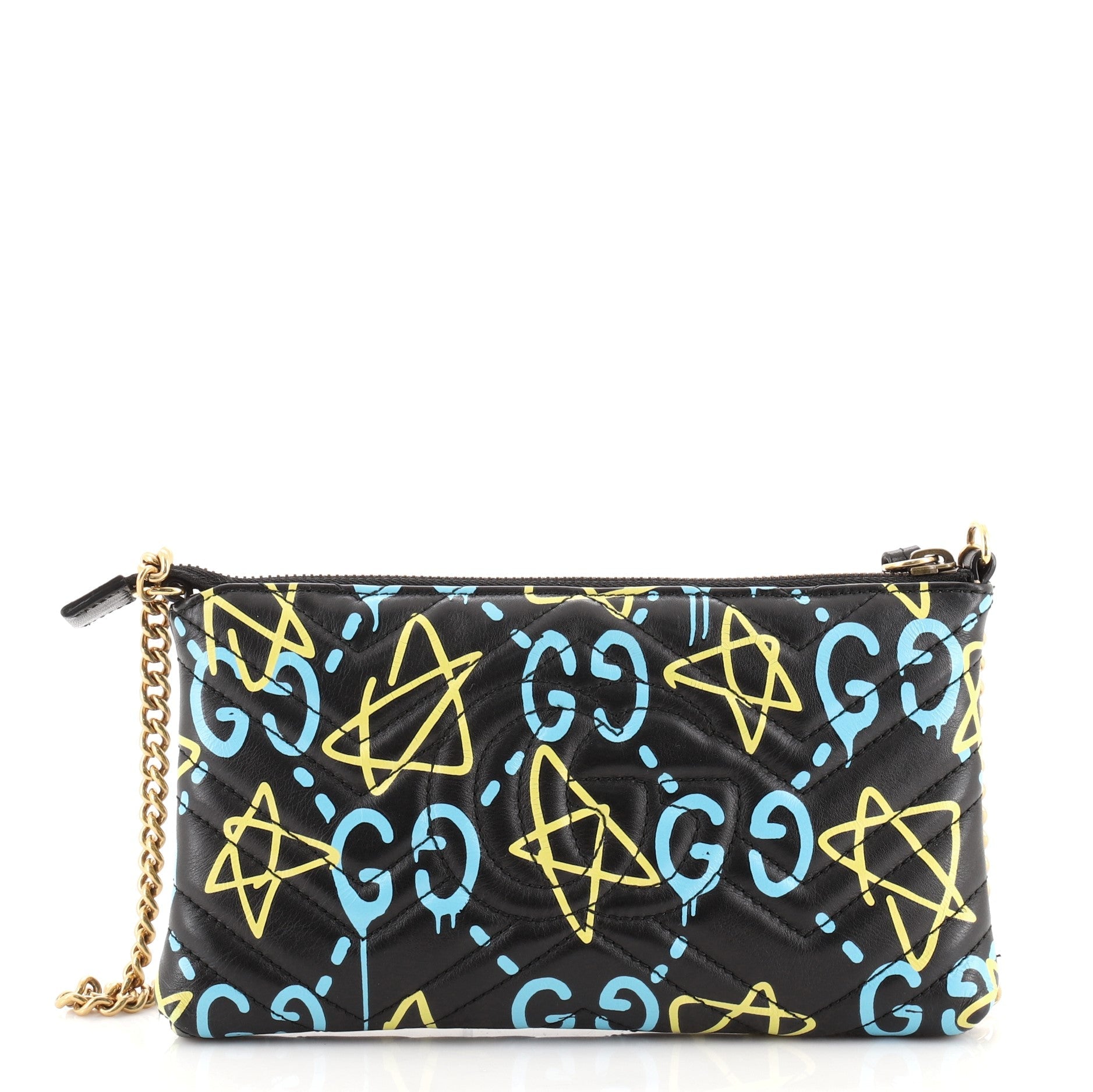 GG Marmont Chain Shoulder Bag GucciGhost Matelasse Leather Mini