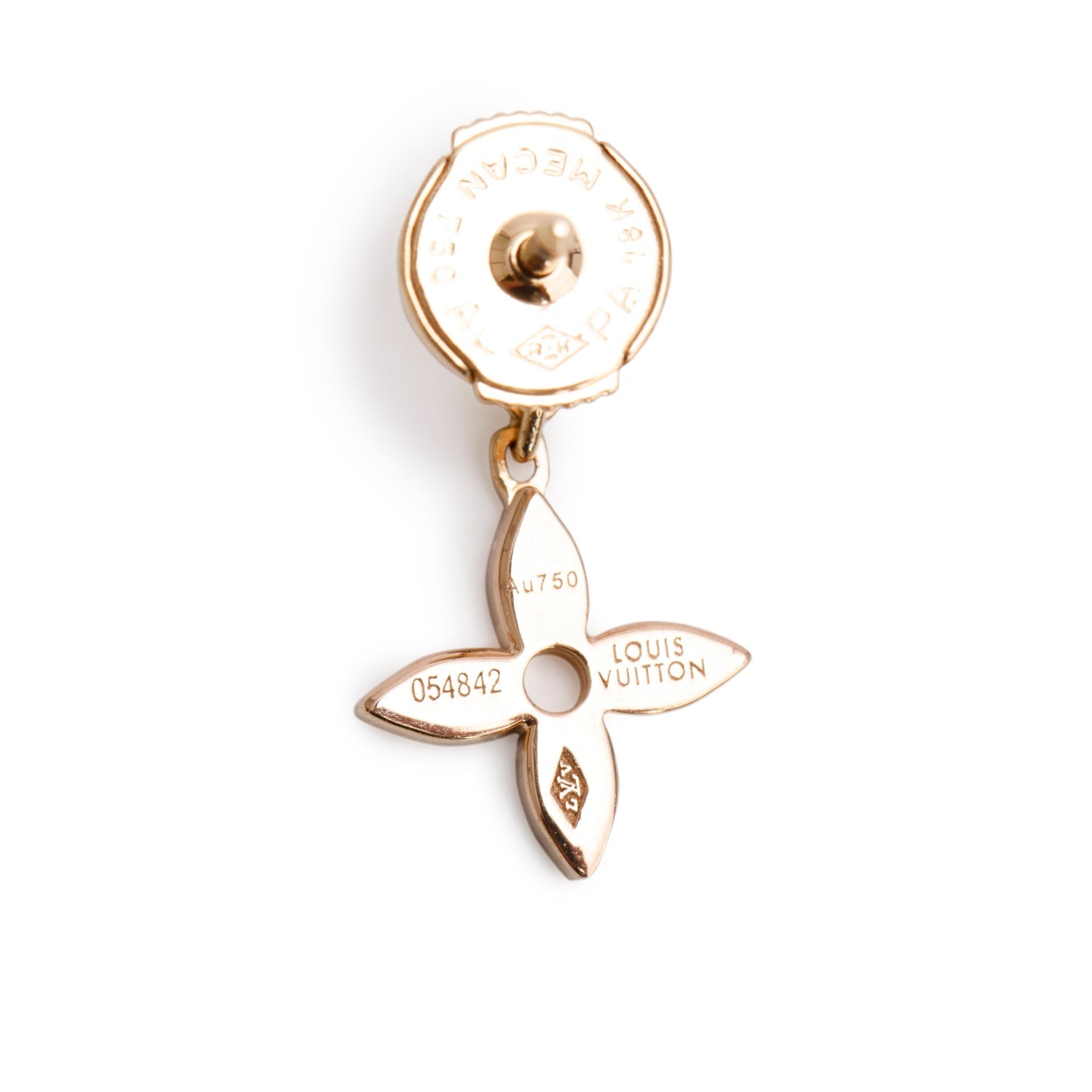 Louis Vuitton 18k Rose Gold & Diamond Idylle Blossom Stud Earrings
