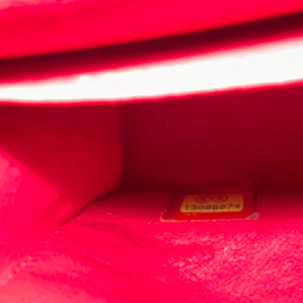 Chanel Red Medium Timeless Flap Bag with Silver Hardware