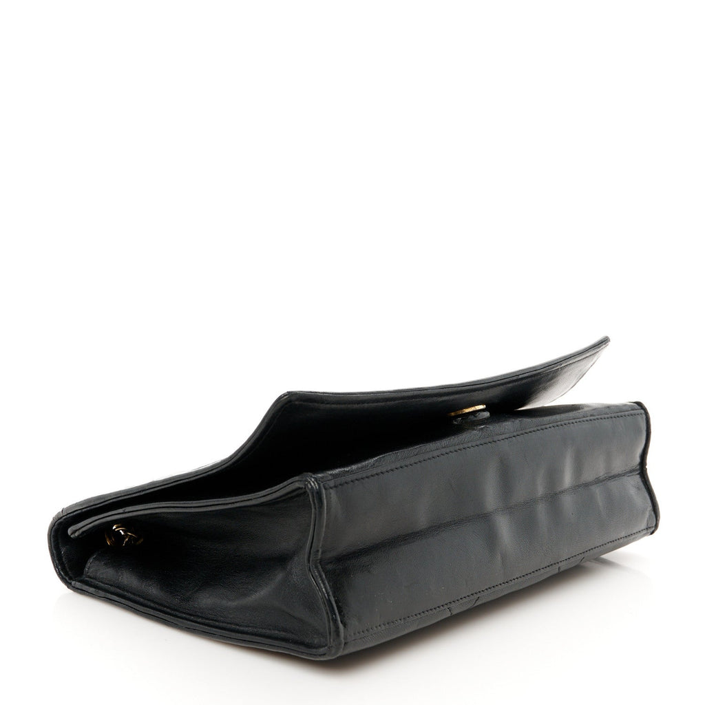 Lambskin Diamond CC Flap Black