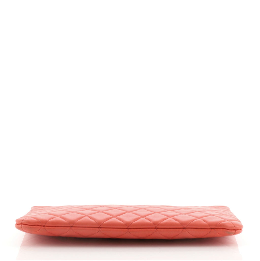 O Case Clutch Quilted Lambskin Medium