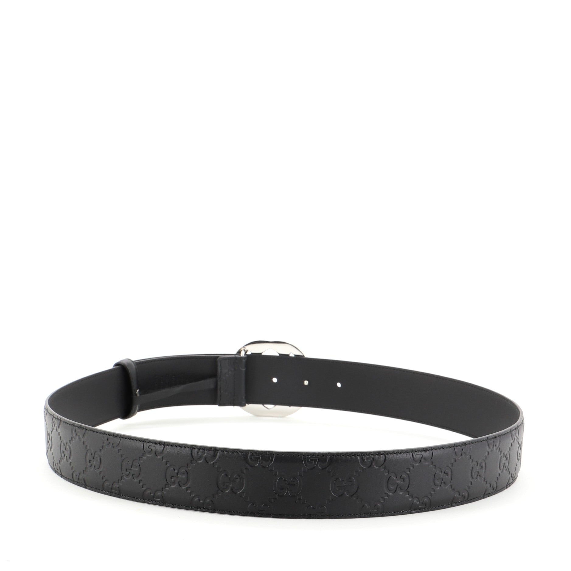 Interlocking G Belt Guccissima Leather Wide 100