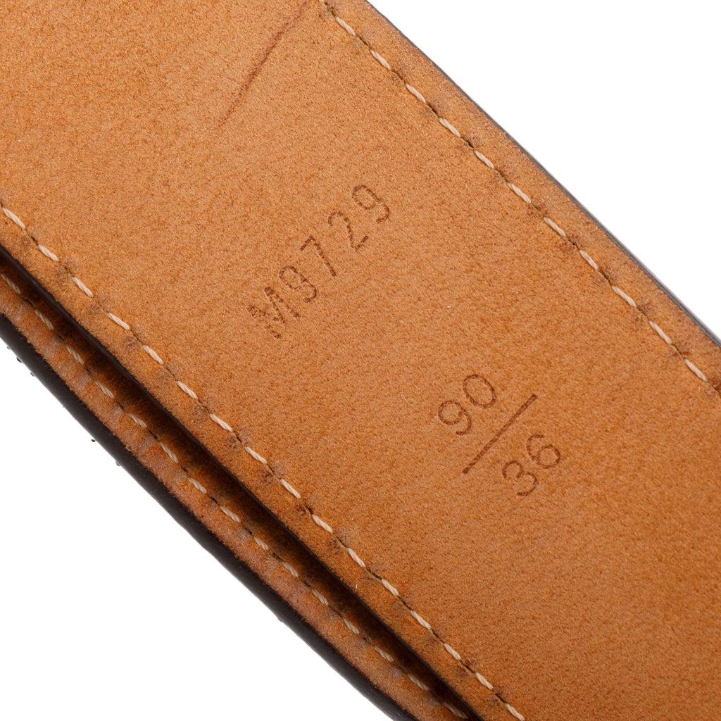 Louis Vuitton Damier Ebene Tresor 90 36 Belt w/ Box