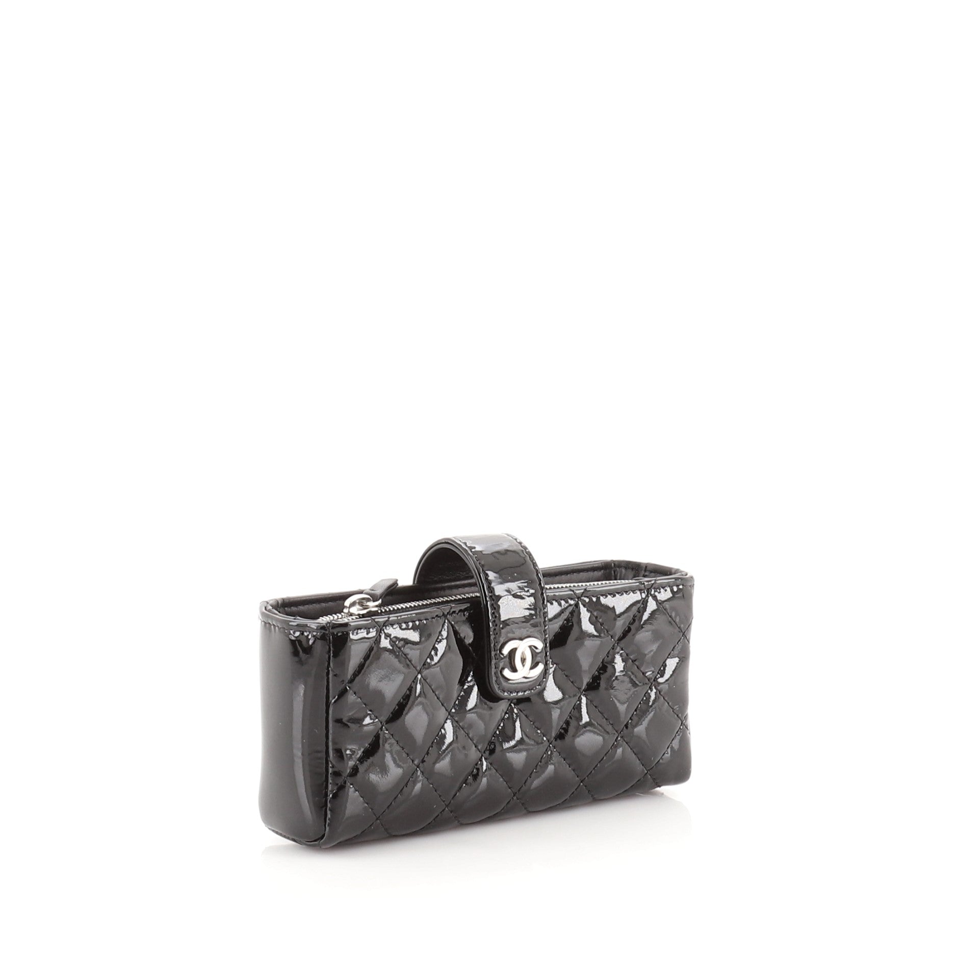 Phone Holder Clutch Quilted Patent Mini