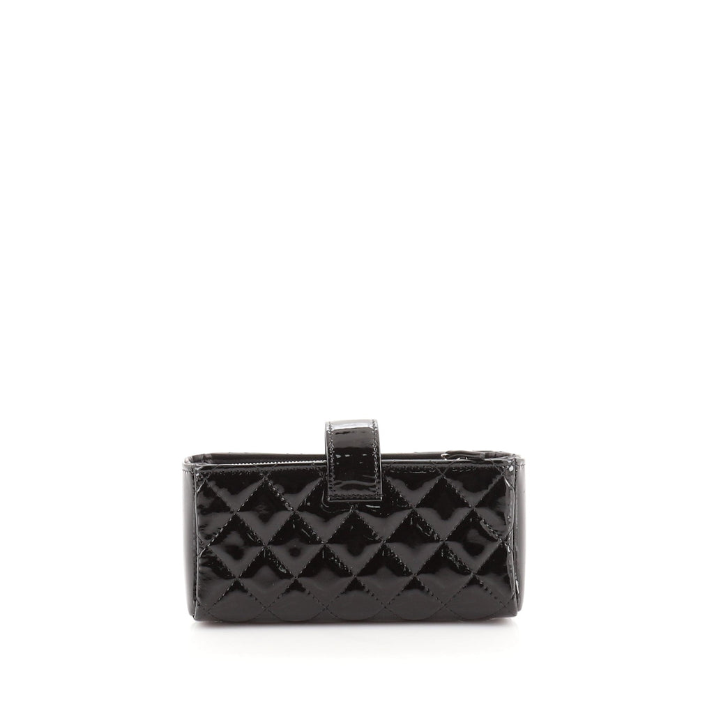 Phone Holder Clutch Quilted Patent Mini