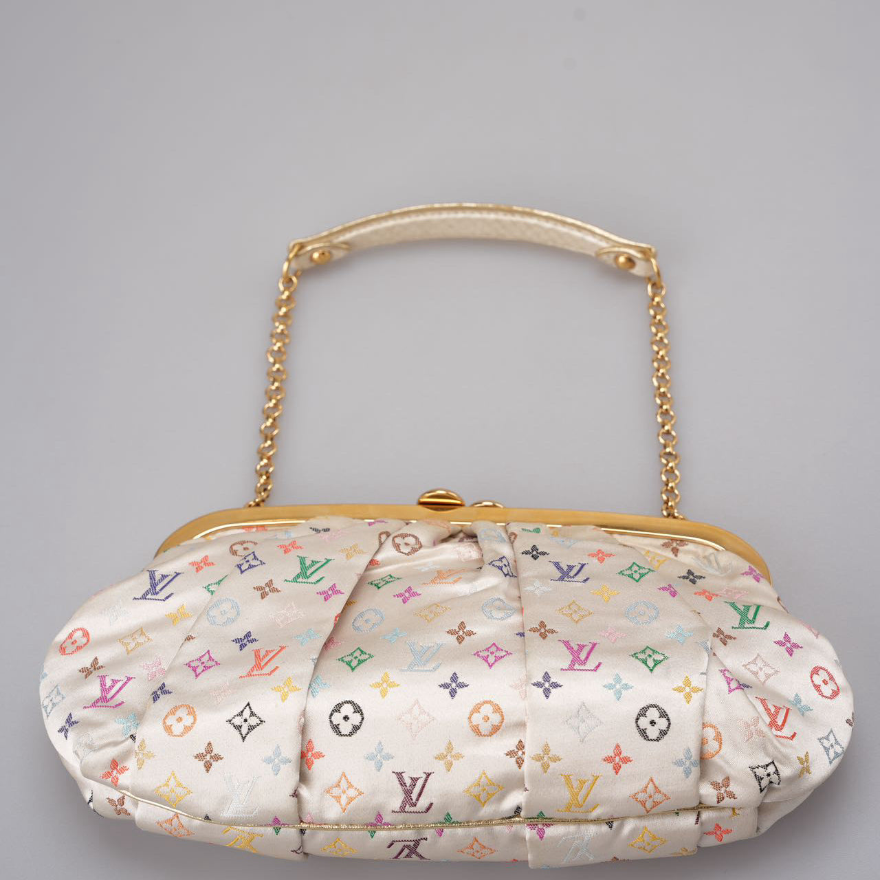 Louis Vuitton x Takashi Murakami Monogram Multicolore Aumoniere Evening Bag