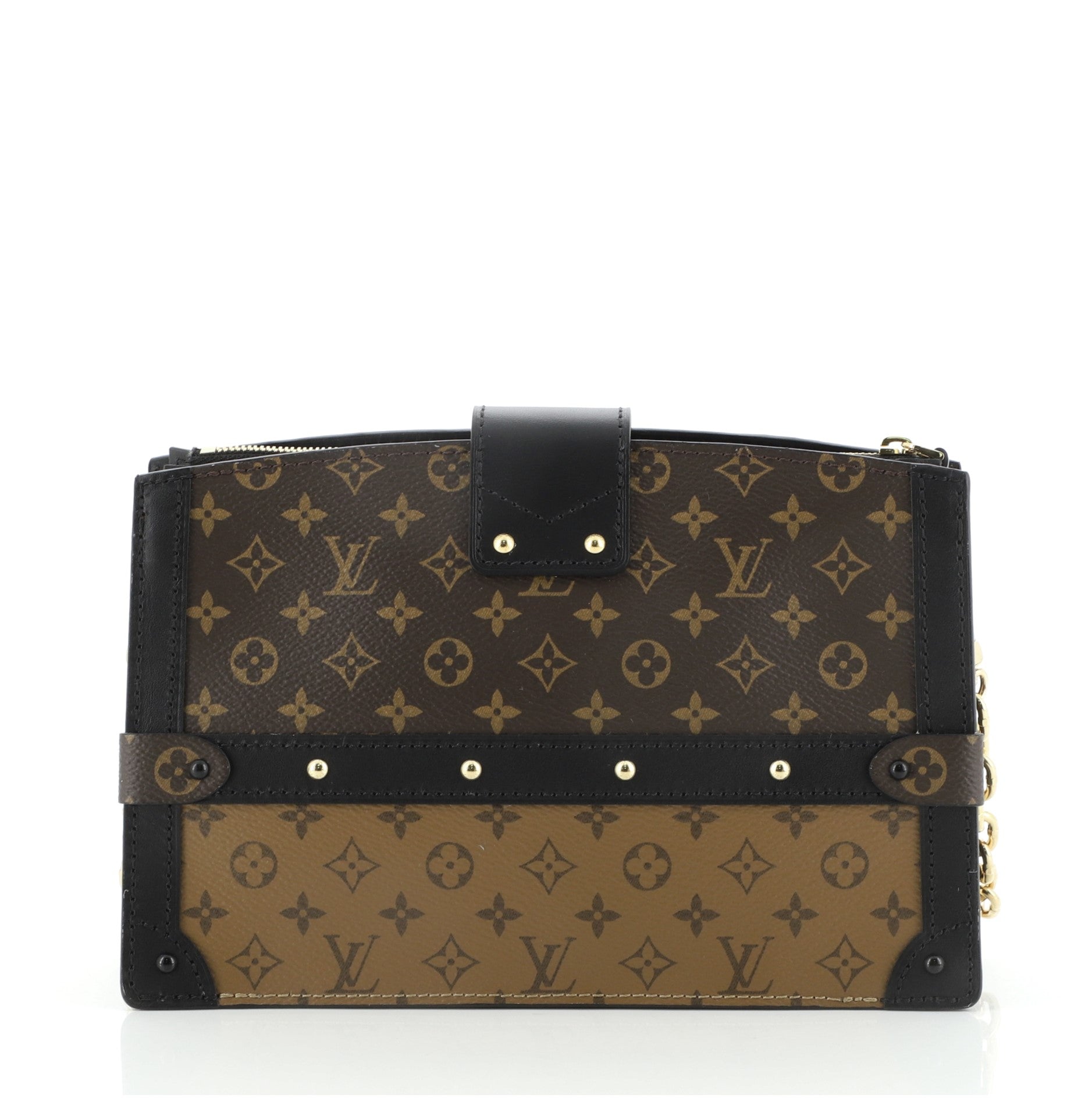 Trunk Clutch Reverse Monogram Canvas