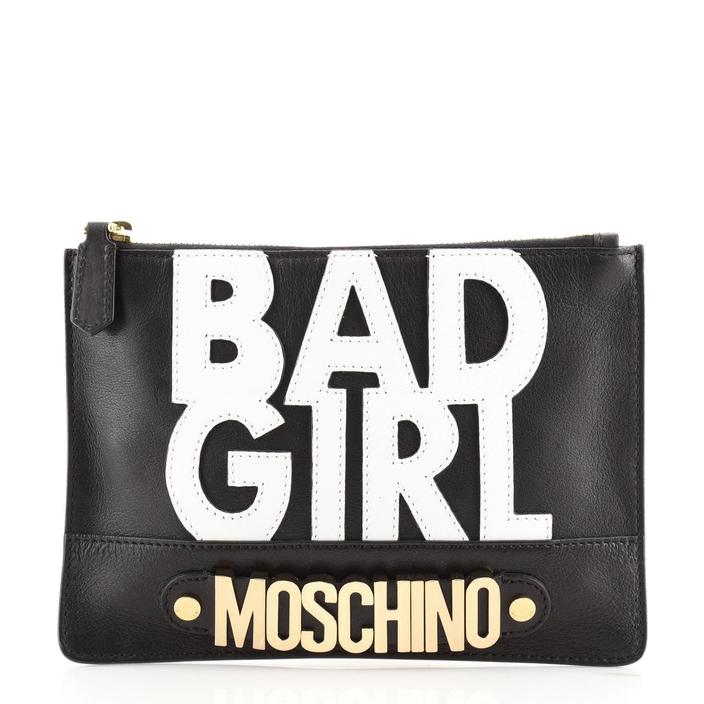 Bad Girl Zip Clutch Leather Small
