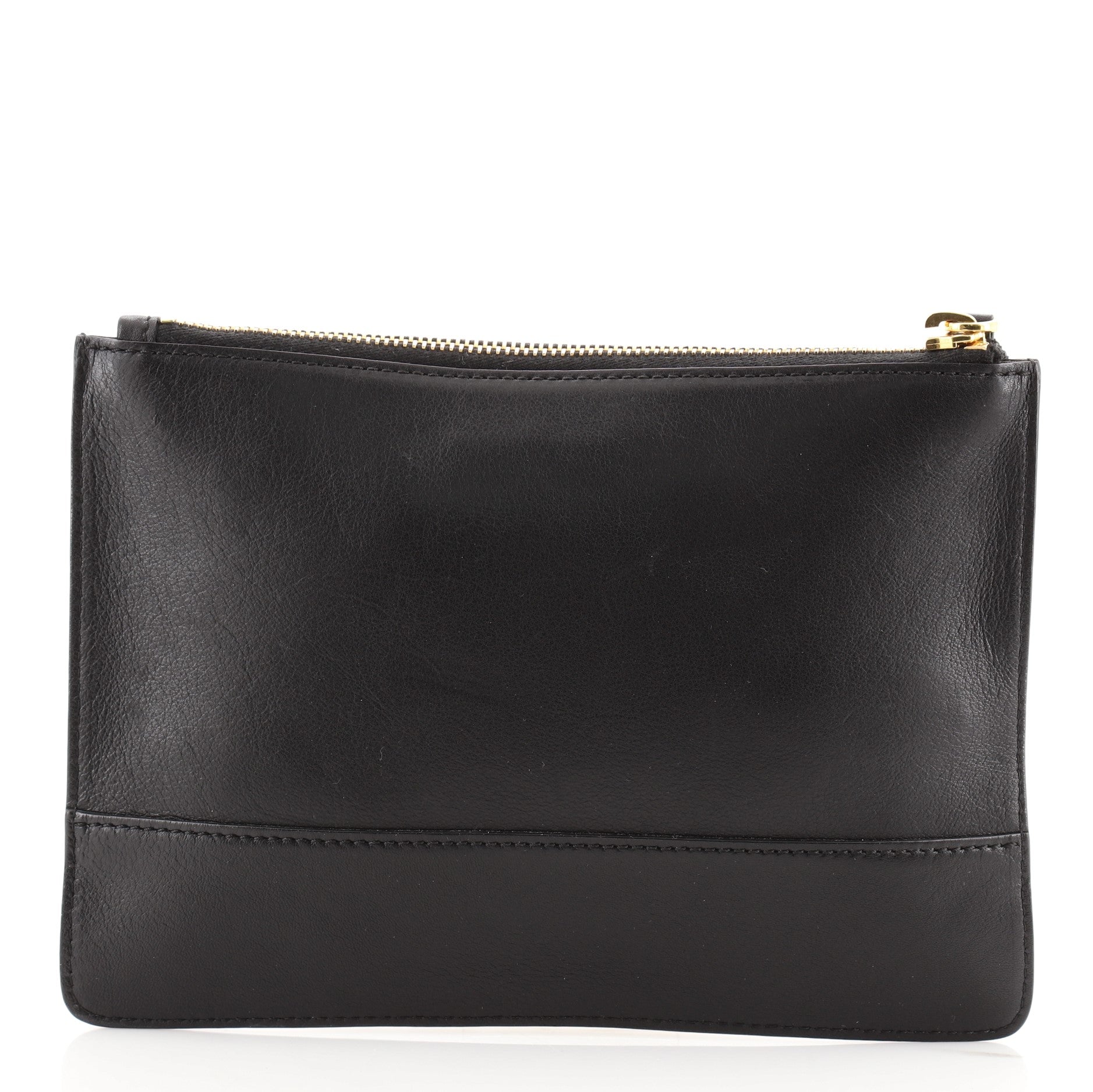Bad Girl Zip Clutch Leather Small