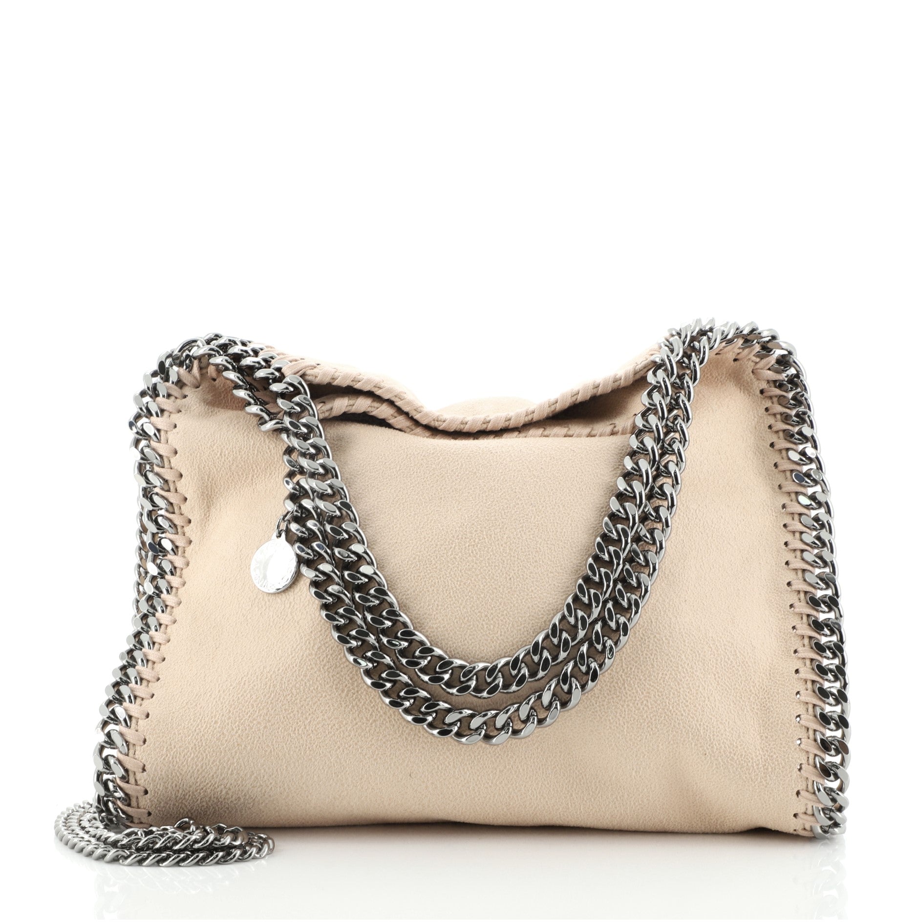 Falabella Fold Over Crossbody Bag Shaggy Deer Mini