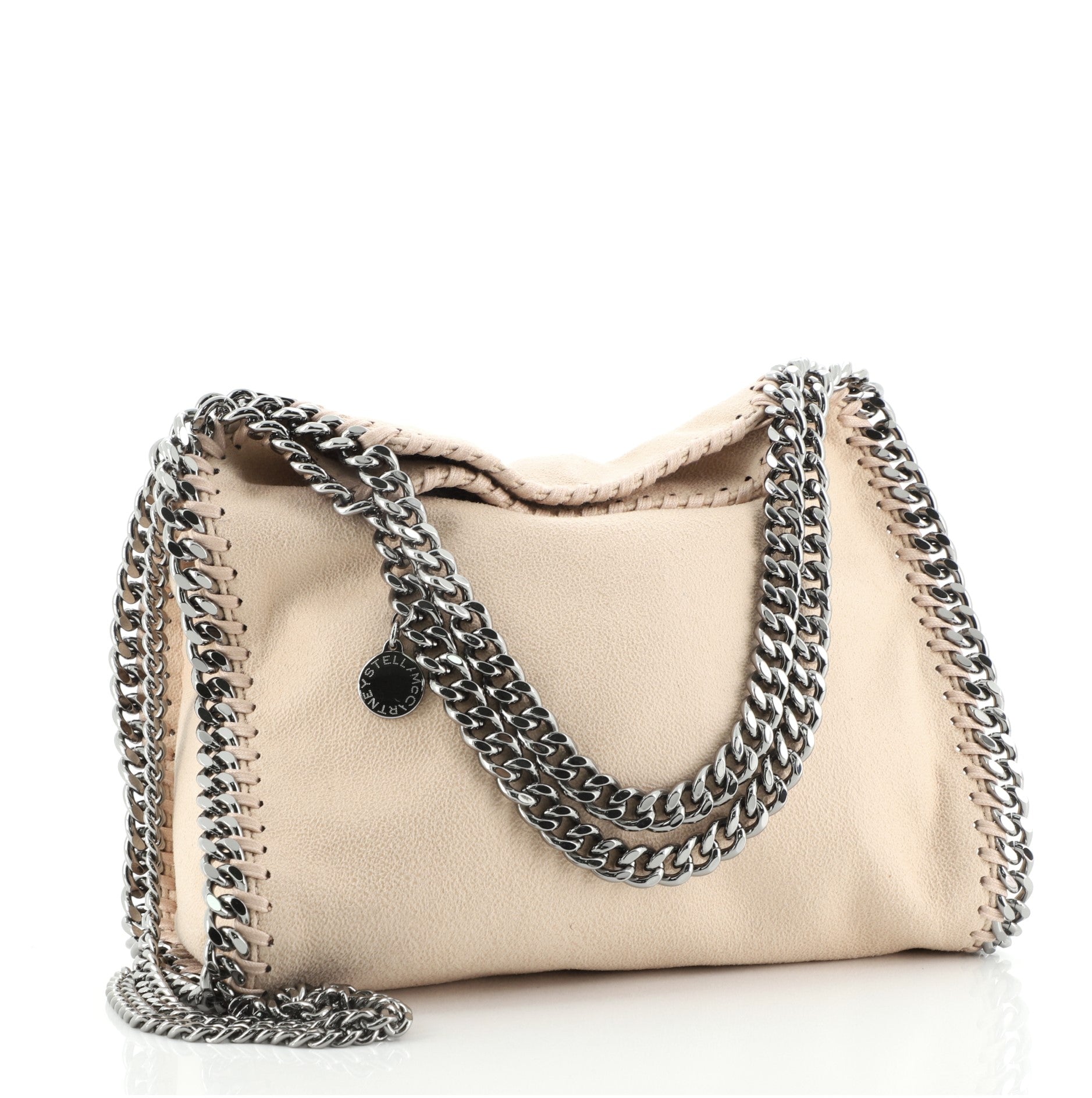 Falabella Fold Over Crossbody Bag Shaggy Deer Mini