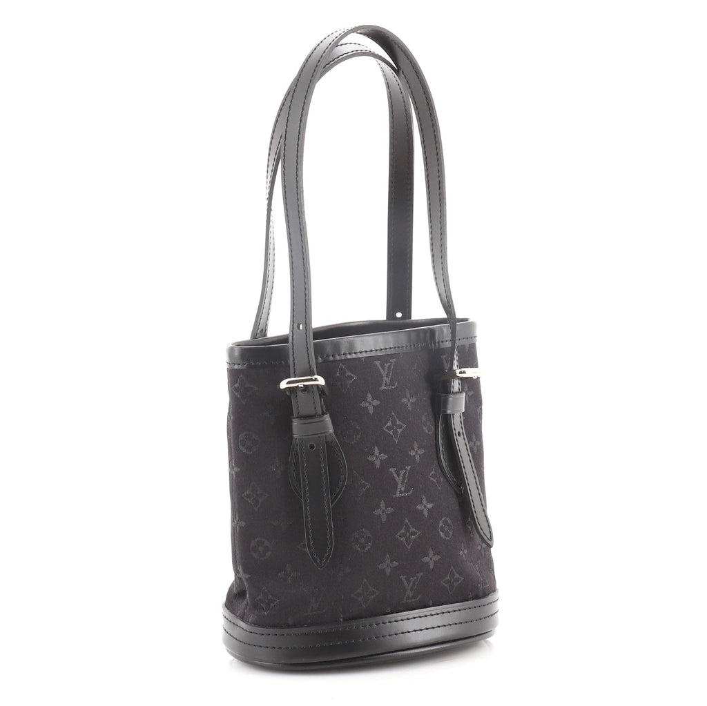 Bucket Bag Monogram Satin Mini