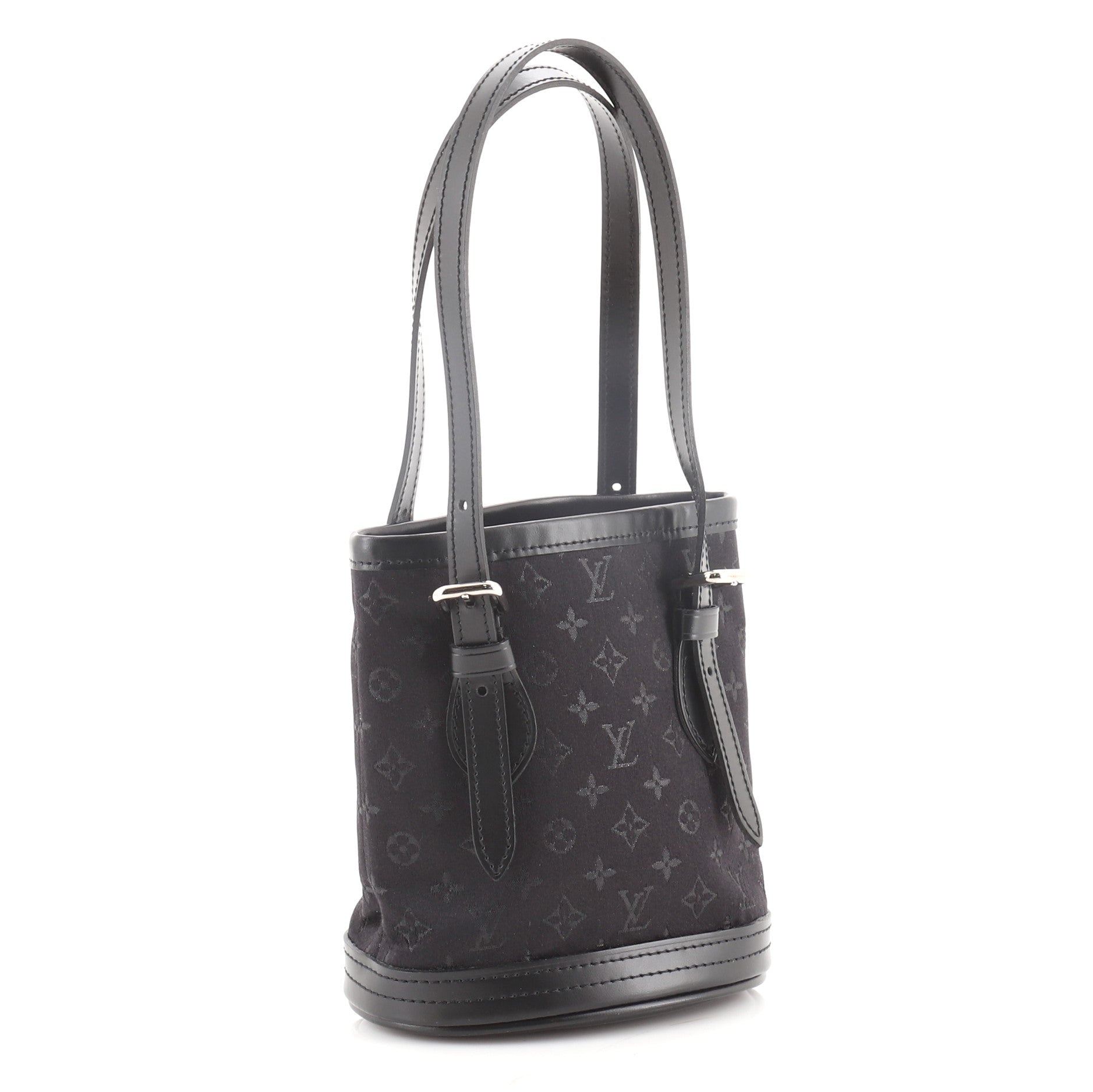 Bucket Bag Monogram Satin Mini