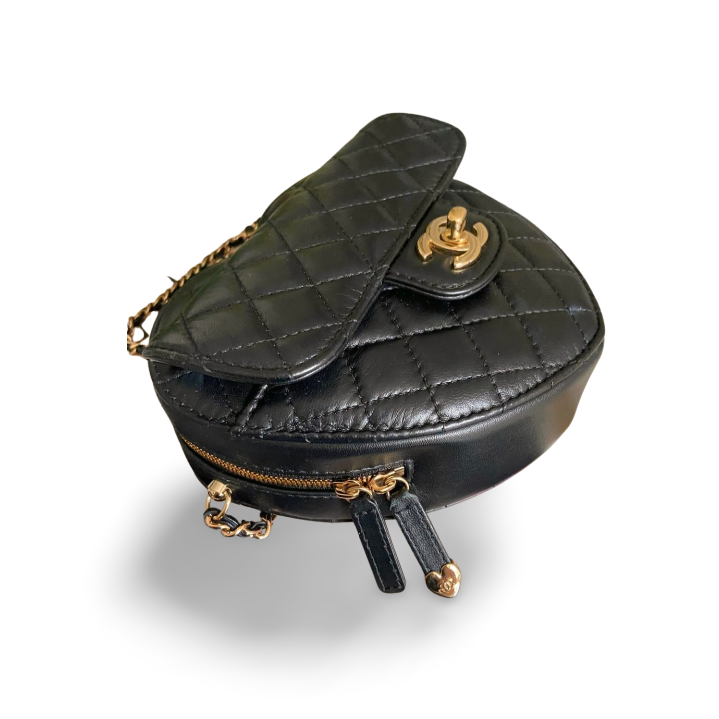 Chanel Heart Bag black  Lambskin GHW