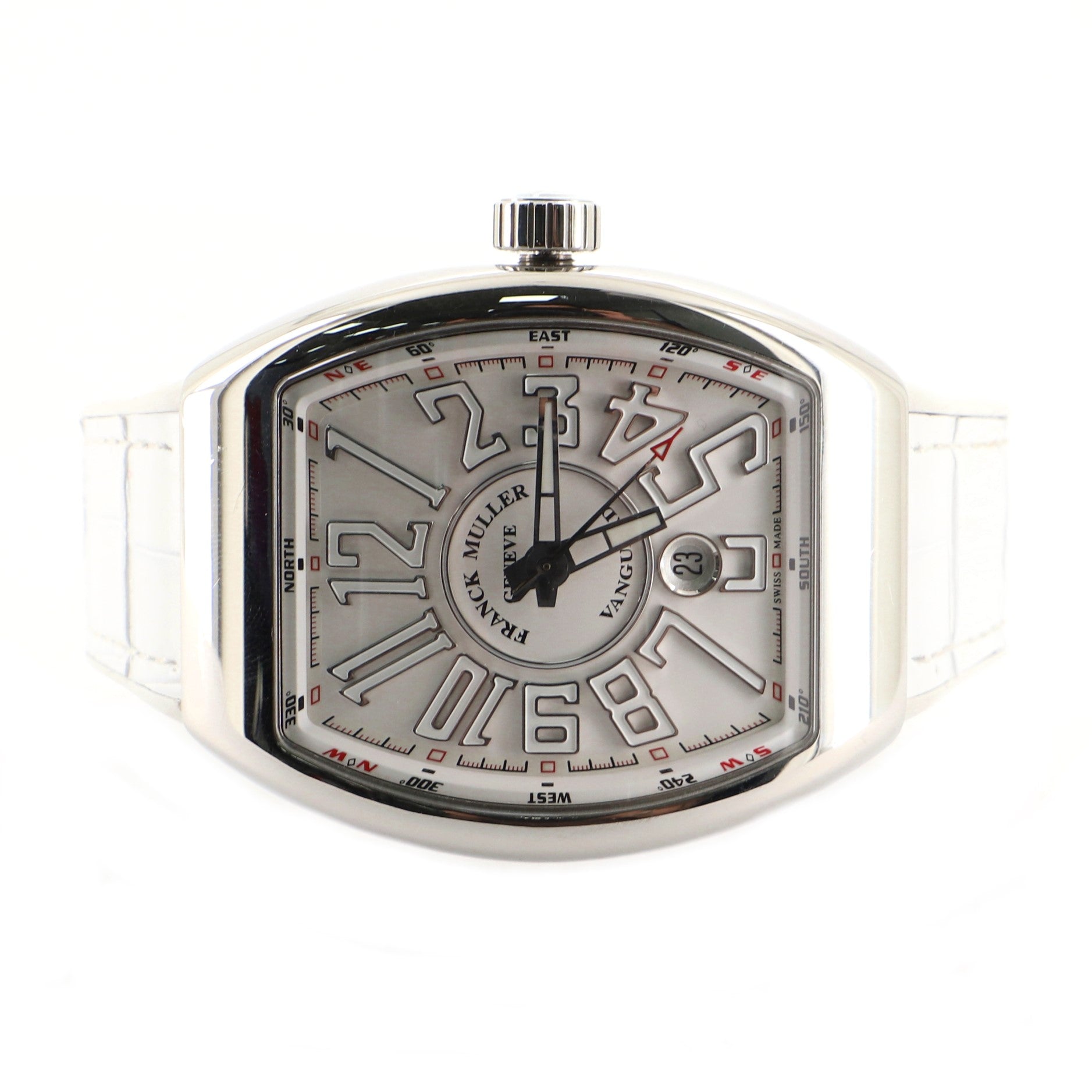 Vanguard Automatic Watch Stainless Steel and Alligator with Rubber 44