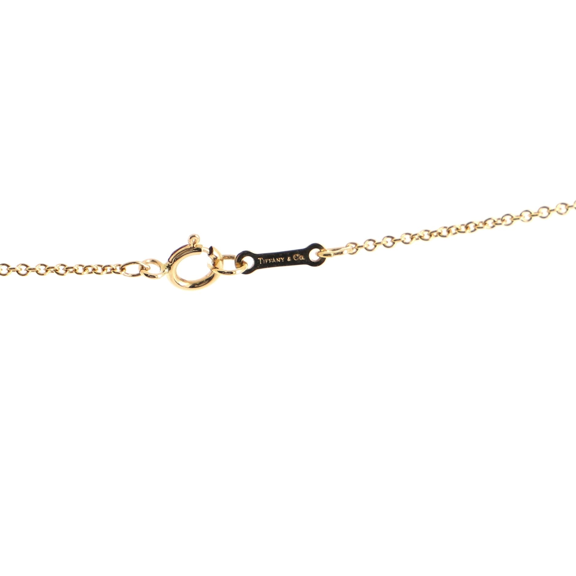 Elsa Peretti Apple Pendant Necklace 18K Yellow Gold