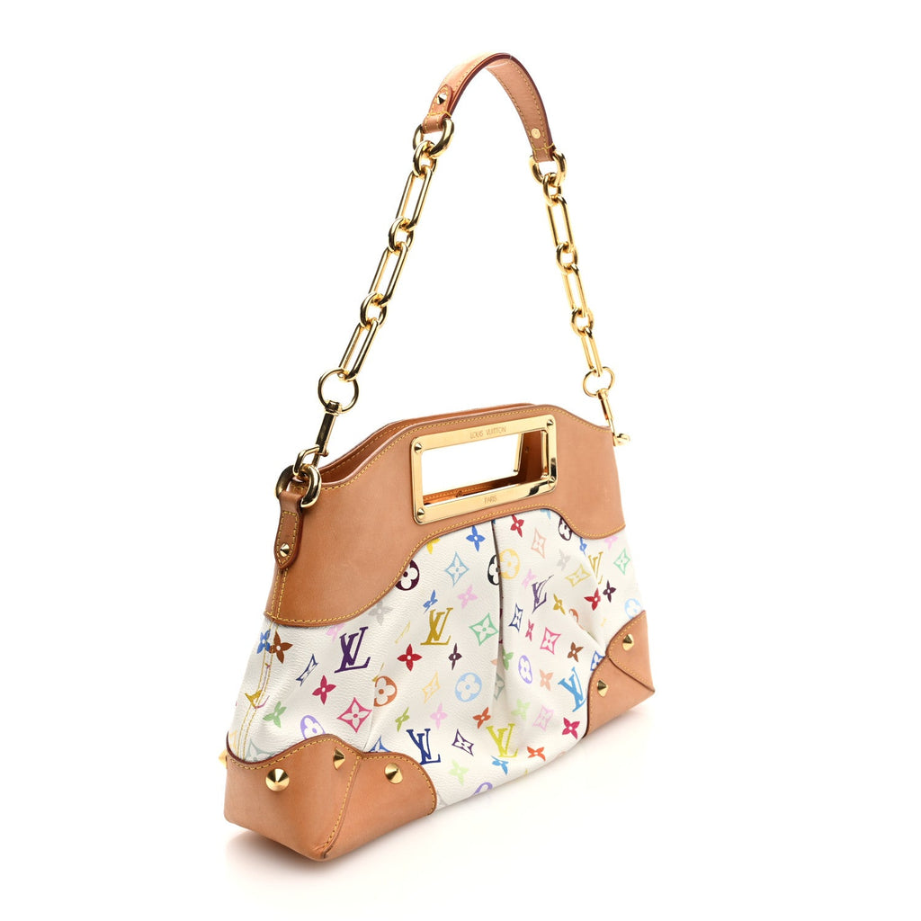 Monogram Multicolor Judy MM White