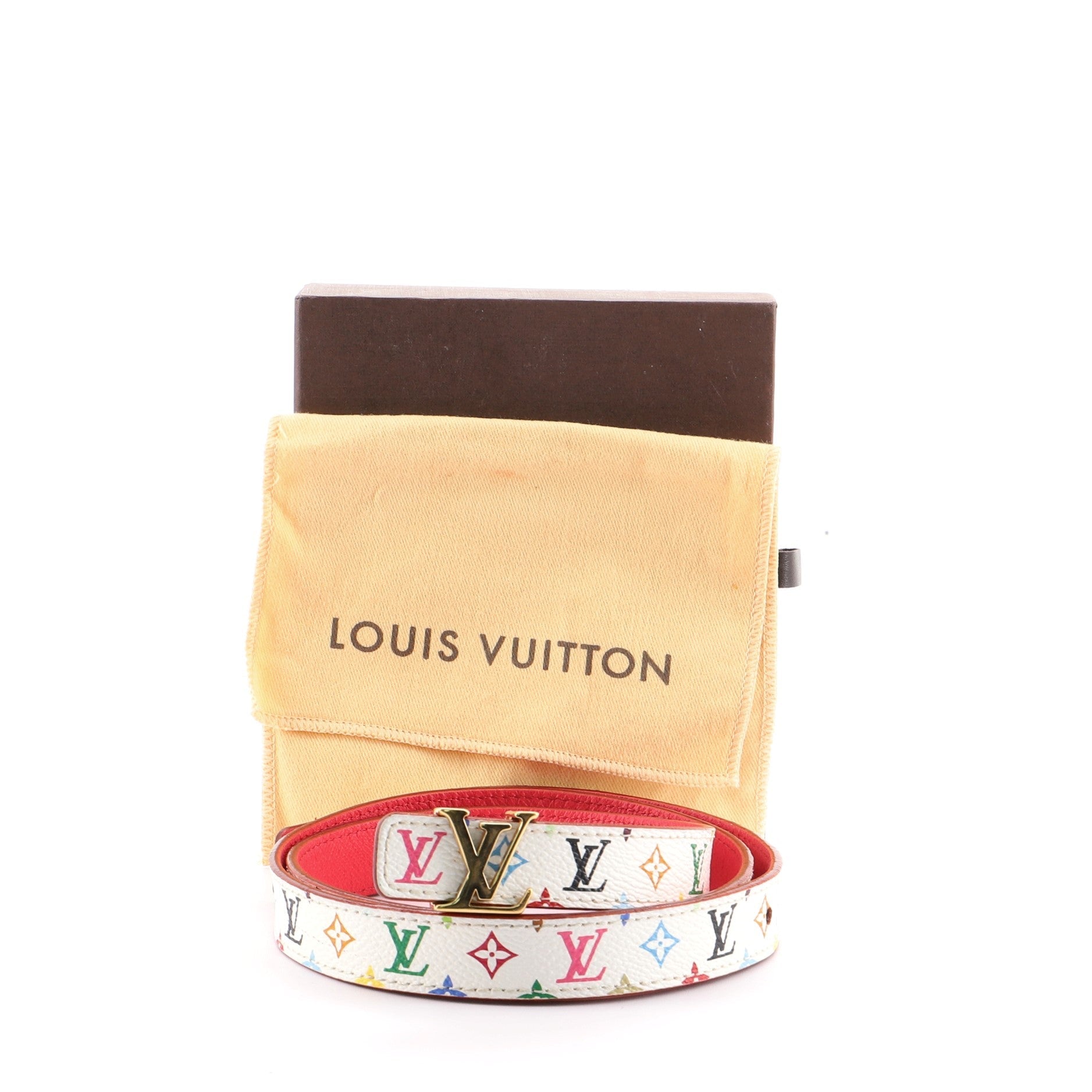 LV Initiales Belt Monogram Multicolor Thin 85