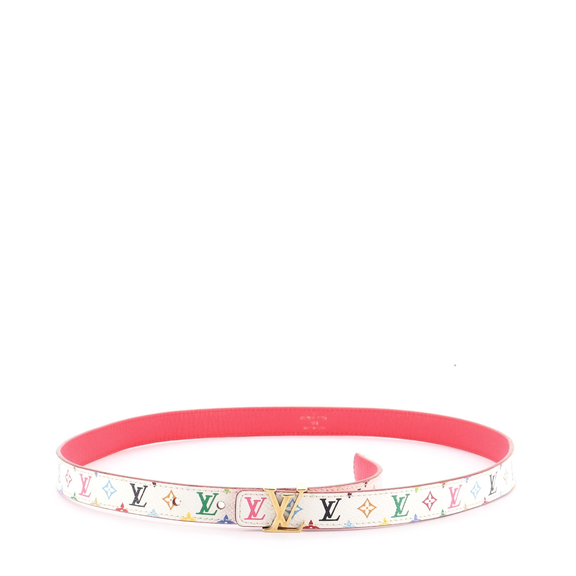 LV Initiales Belt Monogram Multicolor Thin 85