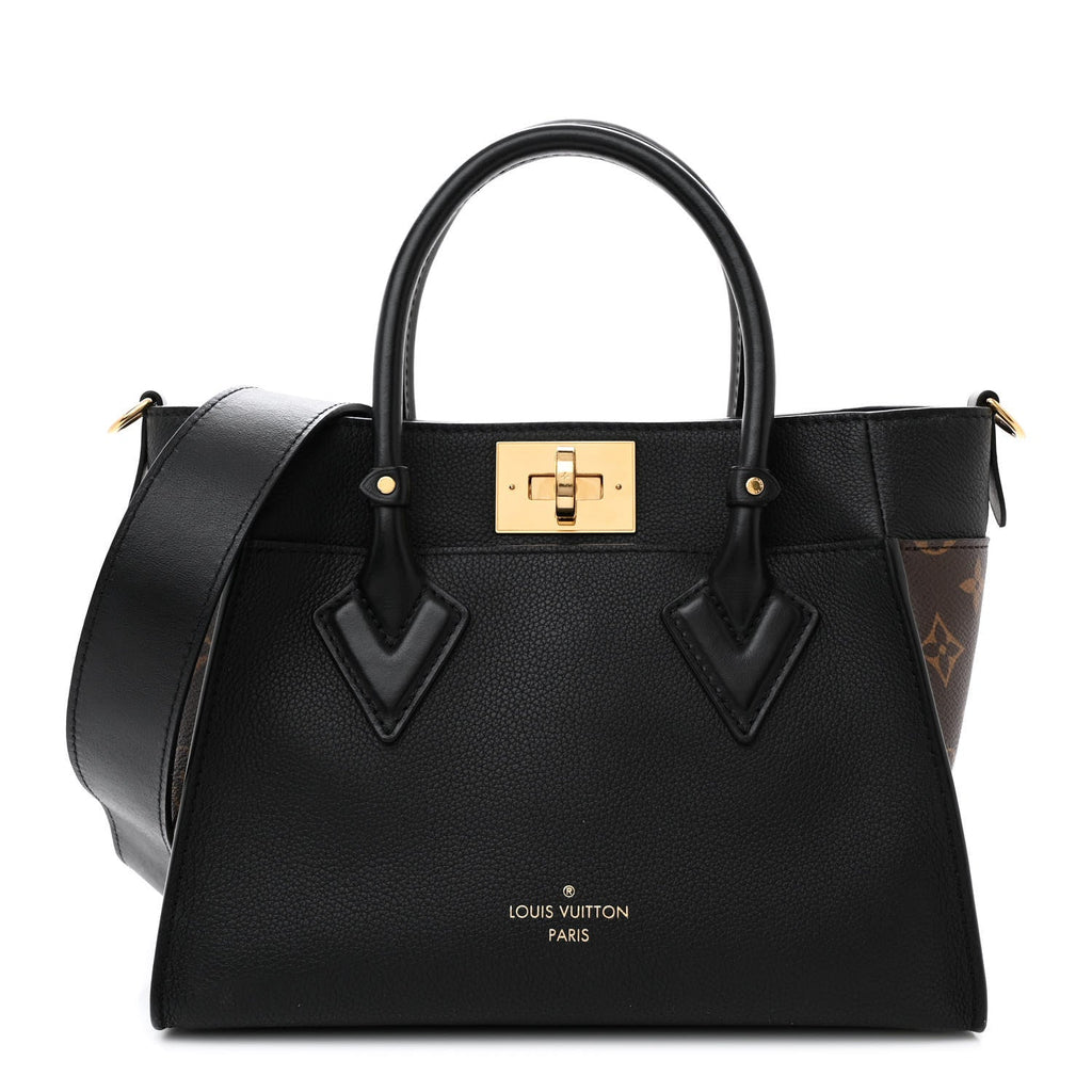 Calfskin Monogram On My Side PM Black