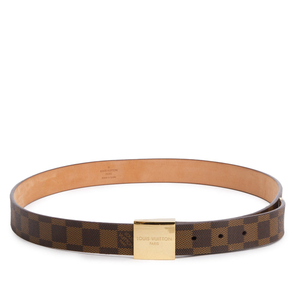 Louis Vuitton Damier Ebene Canvas Ceinture 30 MM Belt w/ Box