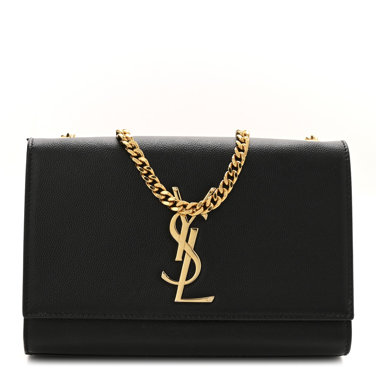 Grain De Poudre Small Monogram Kate Satchel Black