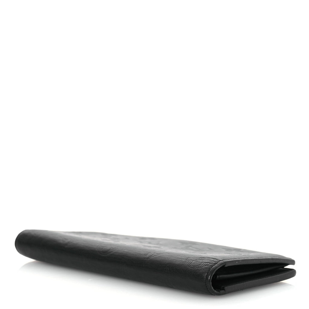 Calfskin Monogram Shadow Brazza Wallet Black