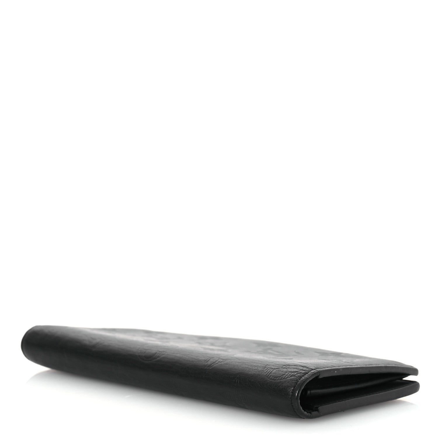 Calfskin Monogram Shadow Brazza Wallet Black
