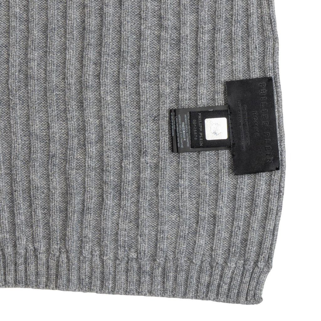 Philipp Plein Cable Knit Scarf