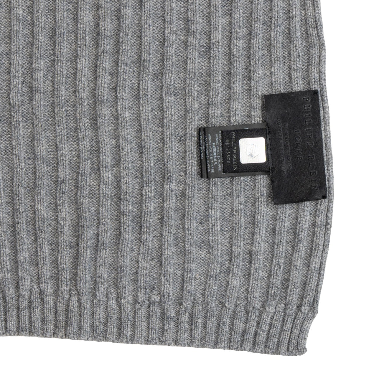 Philipp Plein Cable Knit Scarf