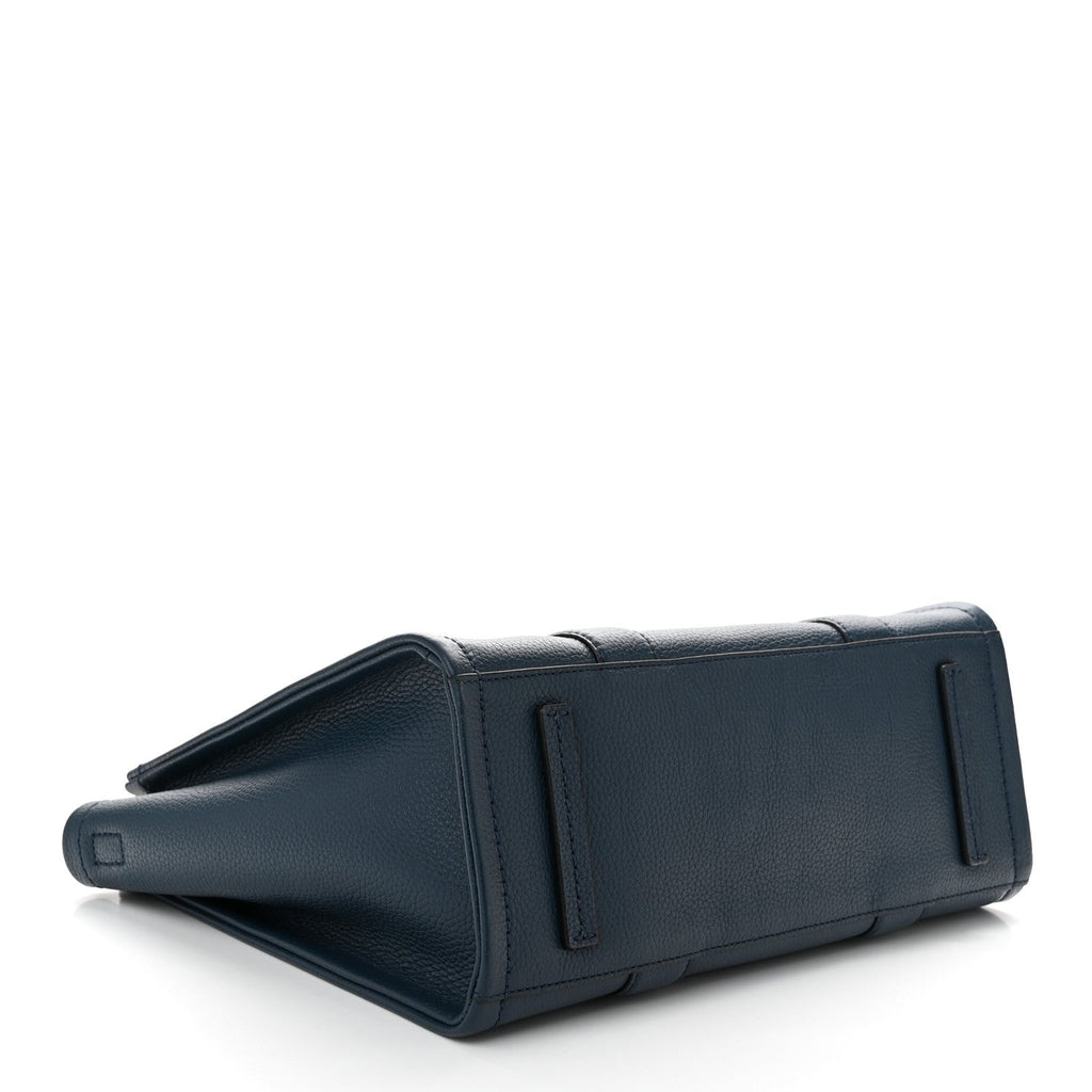 Grained Calfskin Medium The Tote Bag Blue Sea